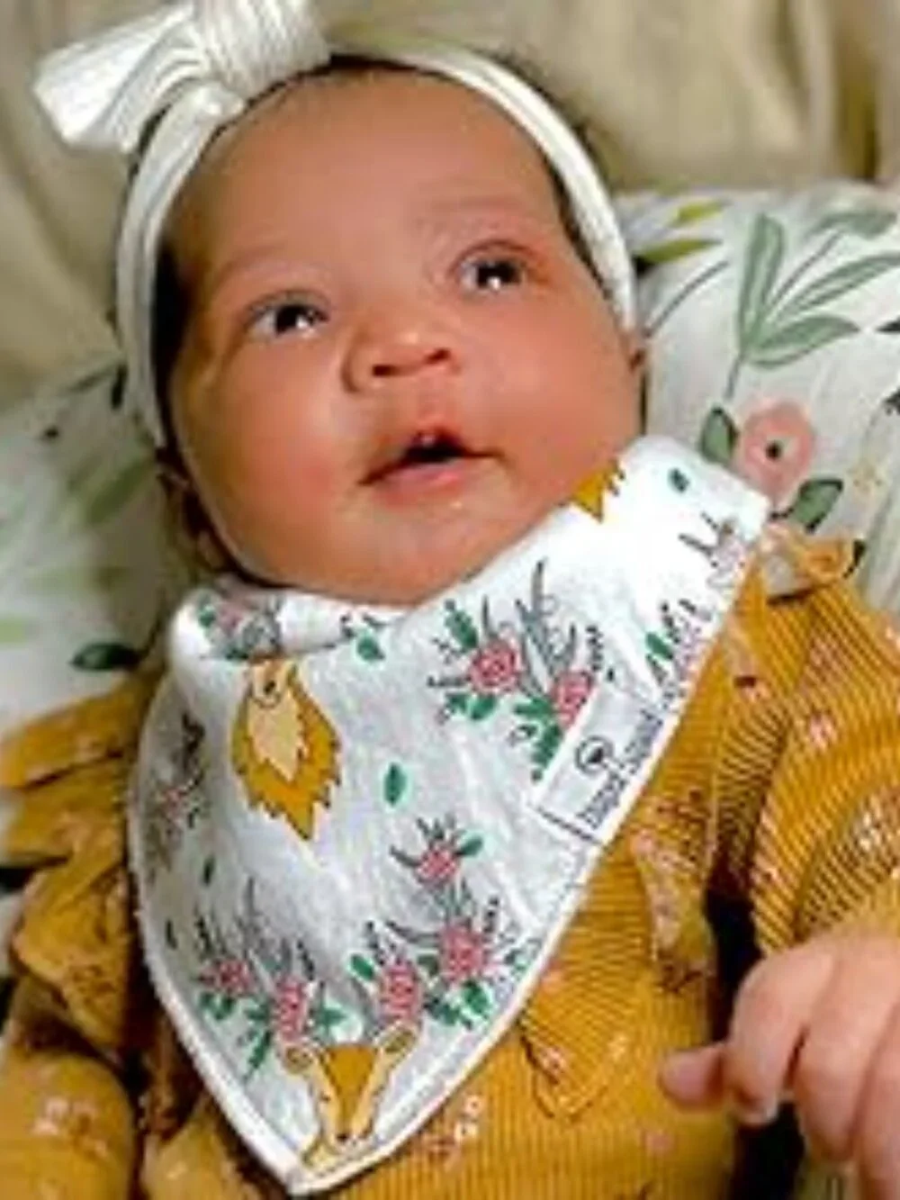 Diaper Squad 10 pack Girly Organic Cotton & Fleece Baby Bandana Drool Bibs Set